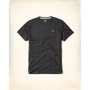 Hollister Co. Must-Have Crew Black Heather T-Shirt